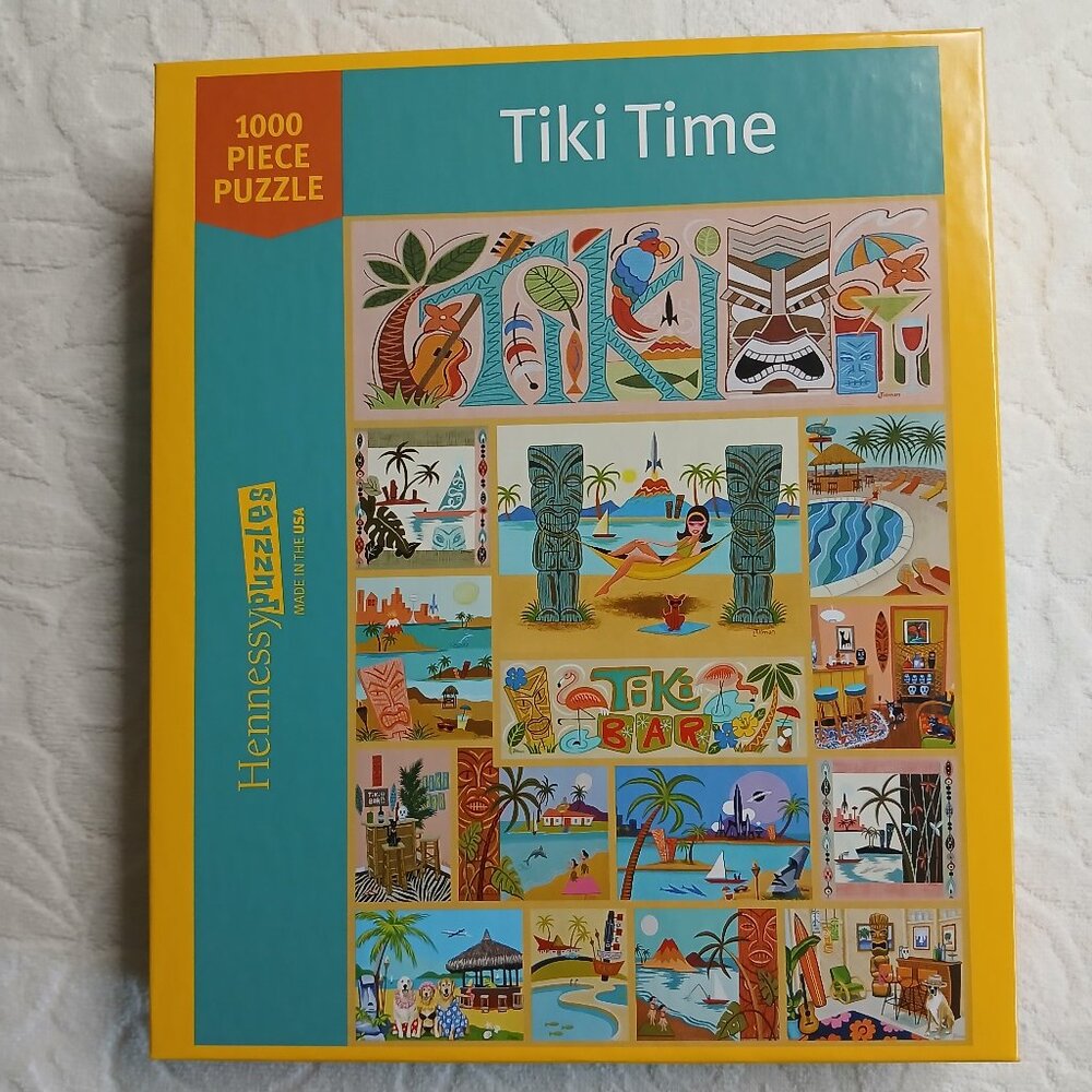 EUC Tiki Time Puzzle by Hennessy Puzzles - 1000 pieces